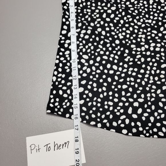papermoon spaghetti strap black and white polka dot tank top women's XXL - Picture 6 of 11